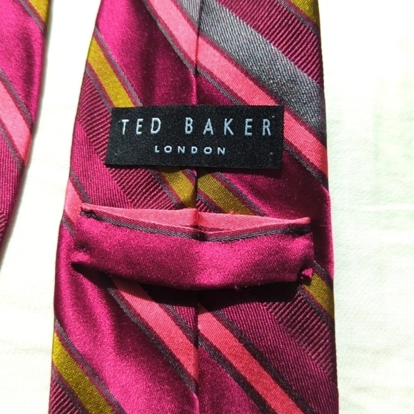 Ted Baker 100% Silk Tie - Picture 4 of 5
